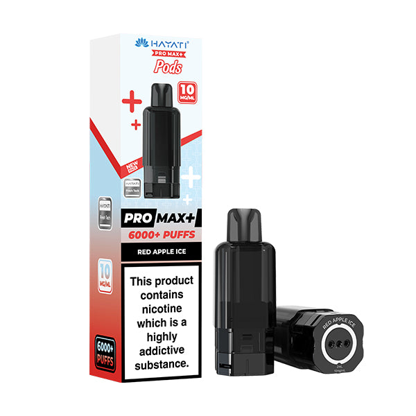RED APPLE ICE (POD ONLY) - HAYATI PRO MAX+ 6000 - 10MG