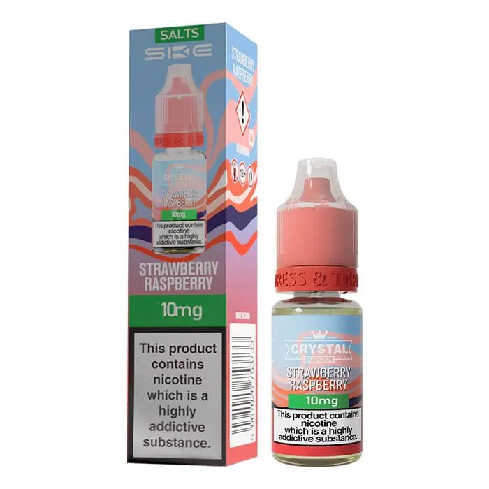 STRAWBERRY RASPBERRY - CRYSTAL SKE - NIC SALT 10MG