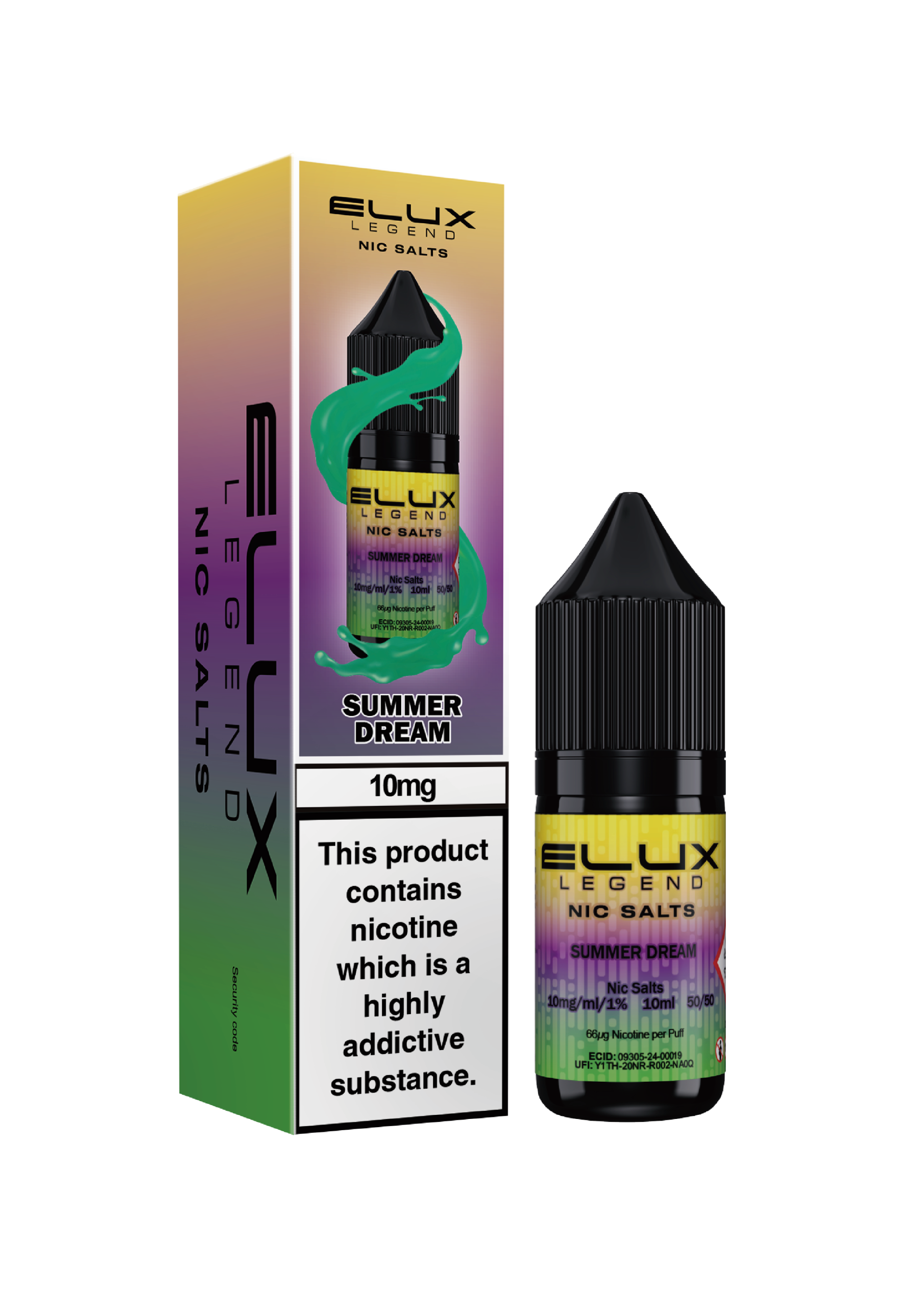 SUMMER DREAM - ELUX LEGEND -  NIC SALT 10MG - Image 1