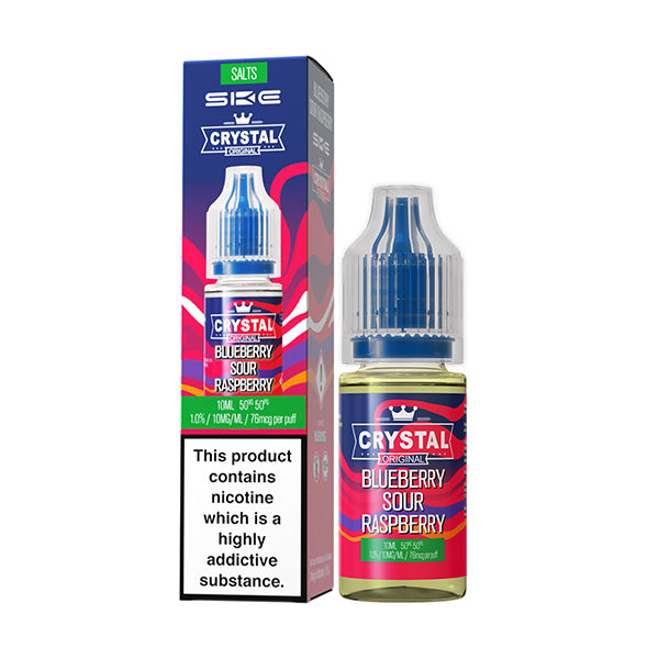 BLUEBERRY SOUR RASPBERRY - CRYSTAL SKE - NIC SALT 10MG