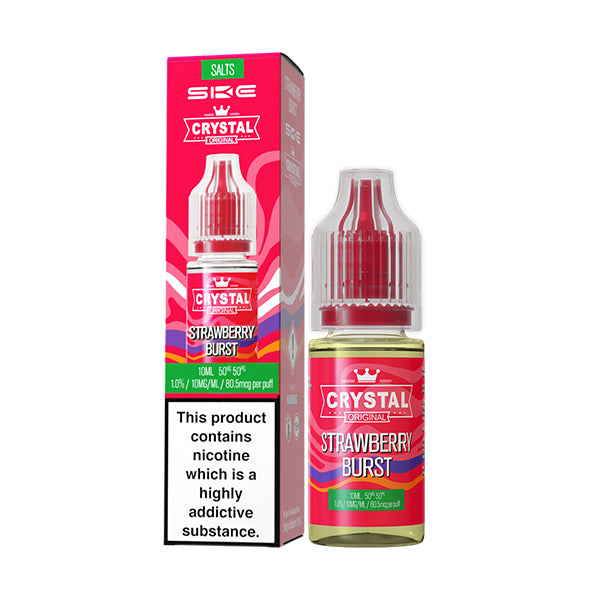 STRAWBERRY BURST - CRYSTAL SKE - NIC SALT 10MG