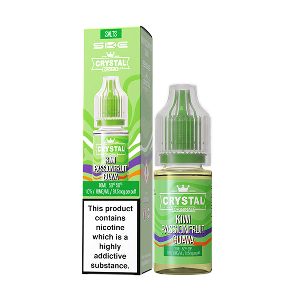 KIWI PASSIONFRUIT GUAVA - CRYSTAL SKE - NIC SALT 10MG