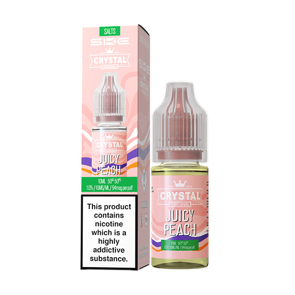 JUICY PEACH - CRYSTAL SKE - NIC SALT 10MG