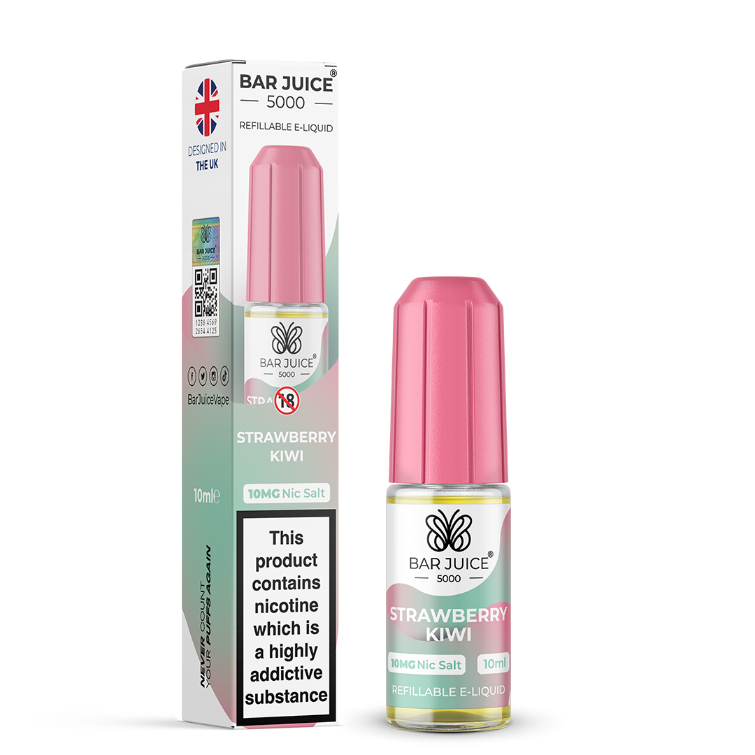 STRAWBERRY KIWI - BAR JUICE 5000 - NIC SALT 10MG - Image 1