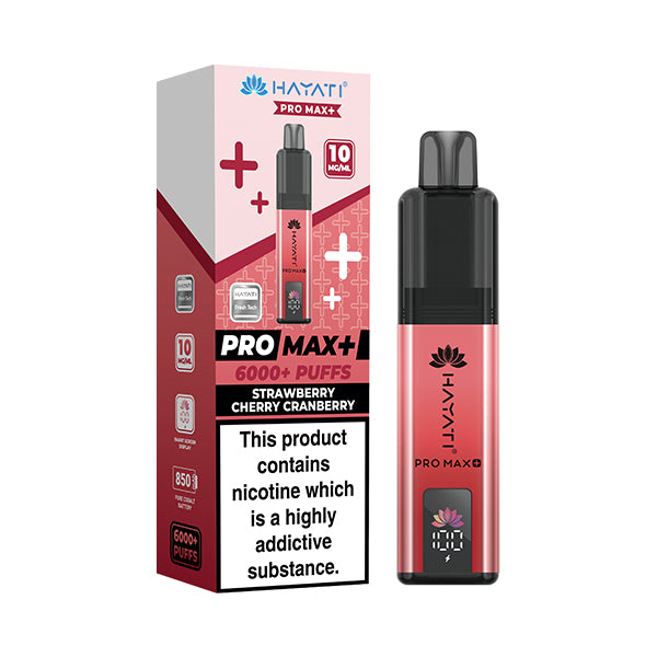 STRAWBERRY CHERRY CRANBERRY - HAYATI PRO MAX+ 6000 KIT - 10MG