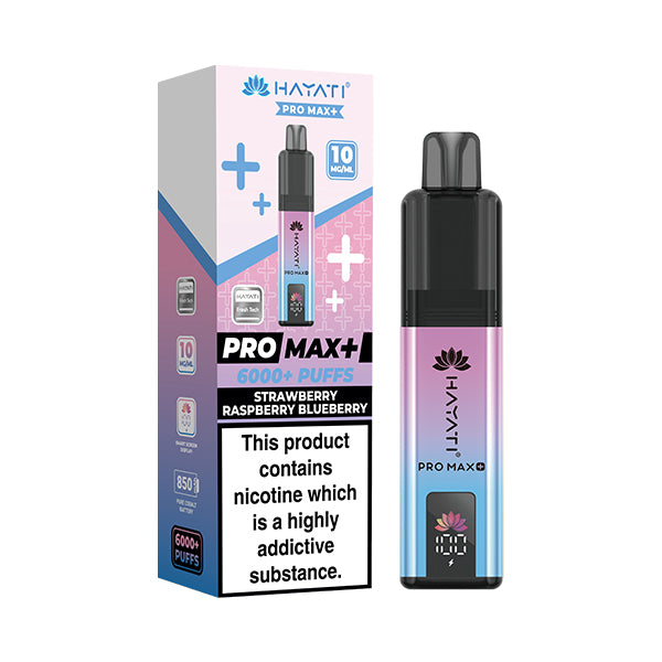 STRAWBERRY RASPBERRY BLUEBERRY - HAYATI PRO MAX+ 6000 KIT - 10MG
