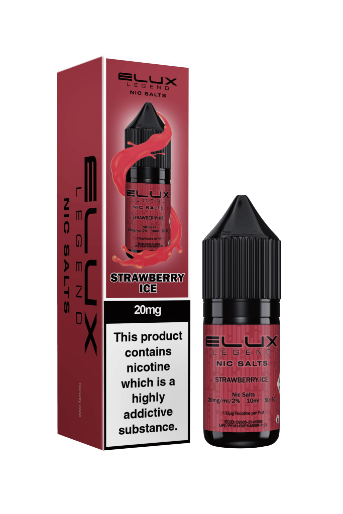 STRAWBERRY ICE - ELUX LEGEND -  NIC SALT 10MG