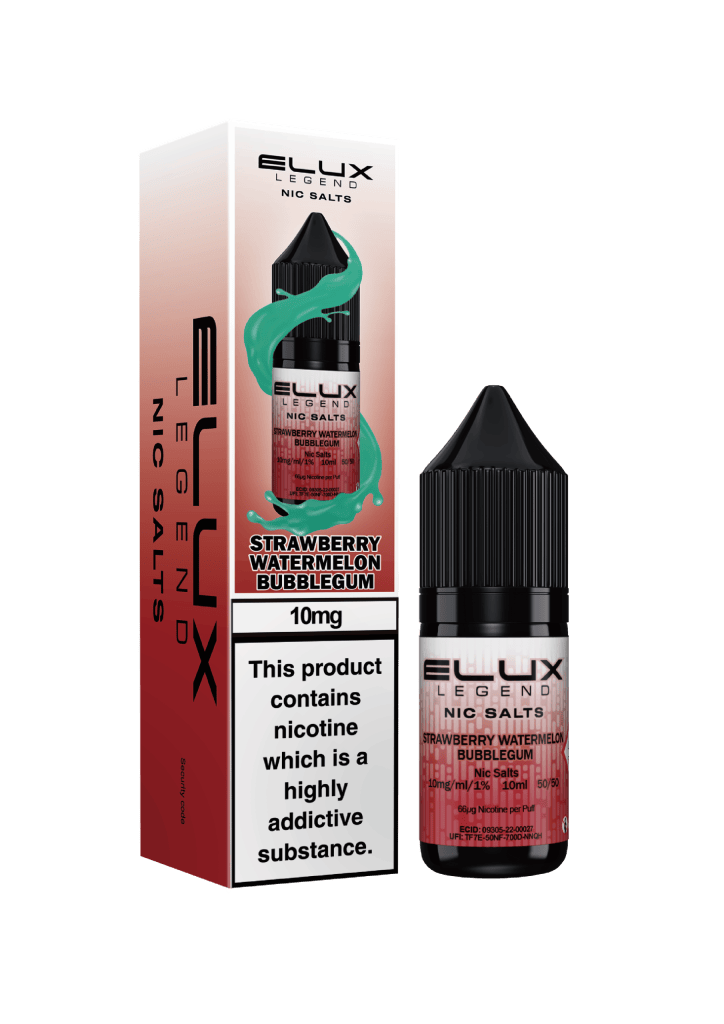 STRAWBERRY WATERMELON BUBBLEGUM - ELUX LEGEND -  NIC SALT 10MG