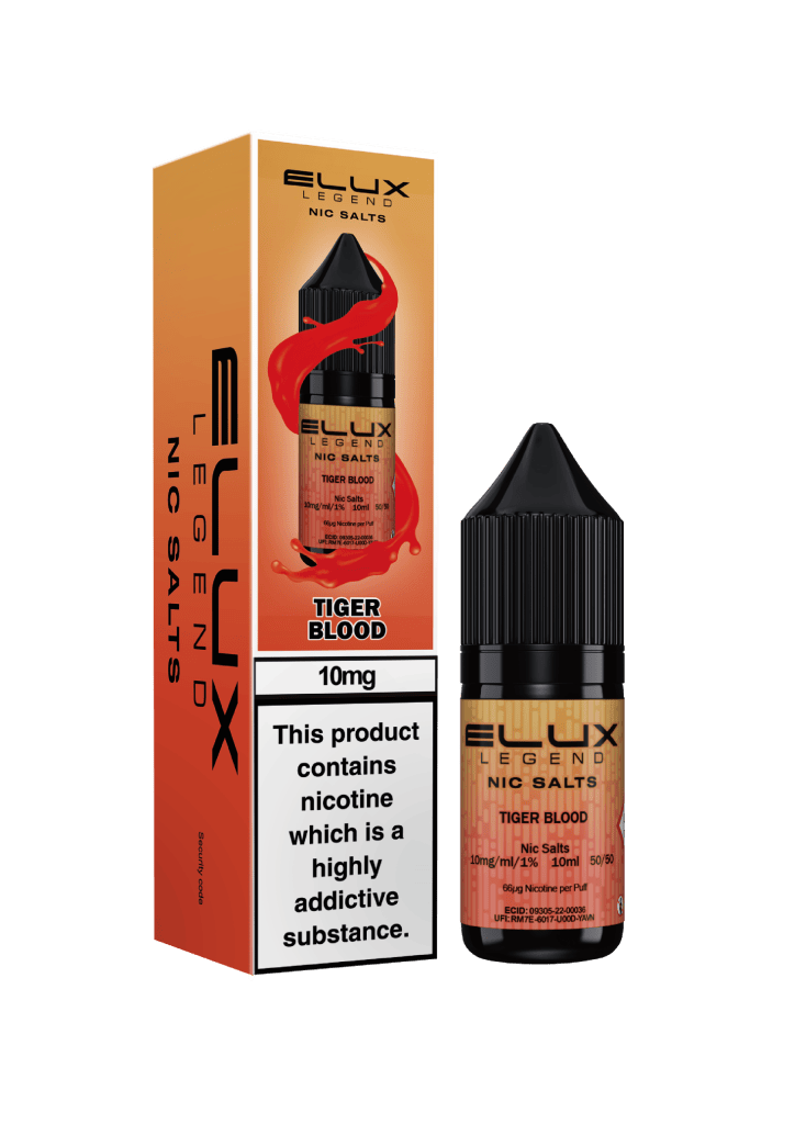 TIGER BLOOD - ELUX LEGEND -  NIC SALT 10MG