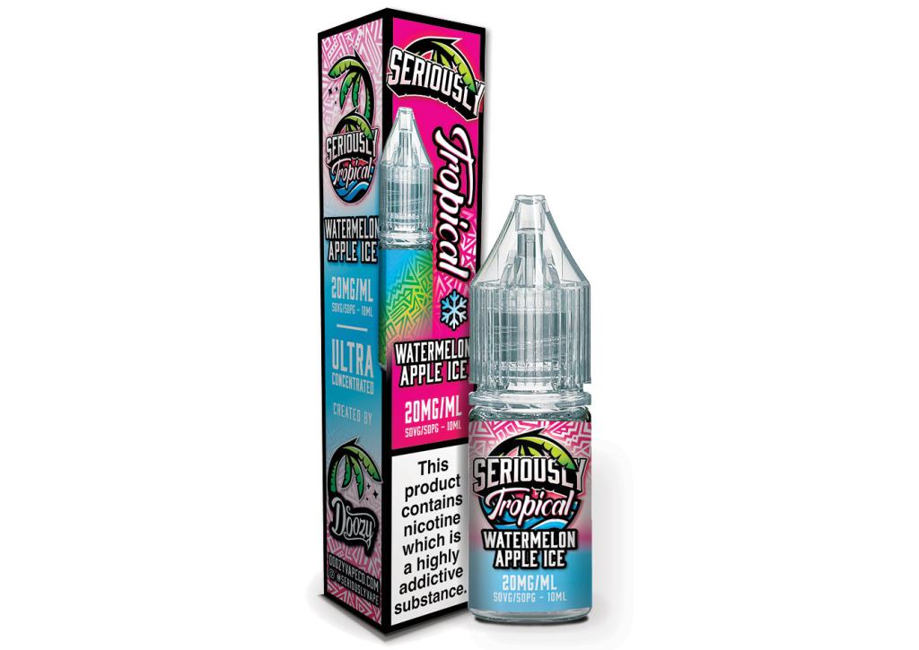 WATERMELON APPLE ICE - SERIOUSLY TROPICAL - NIC SALT 10MG