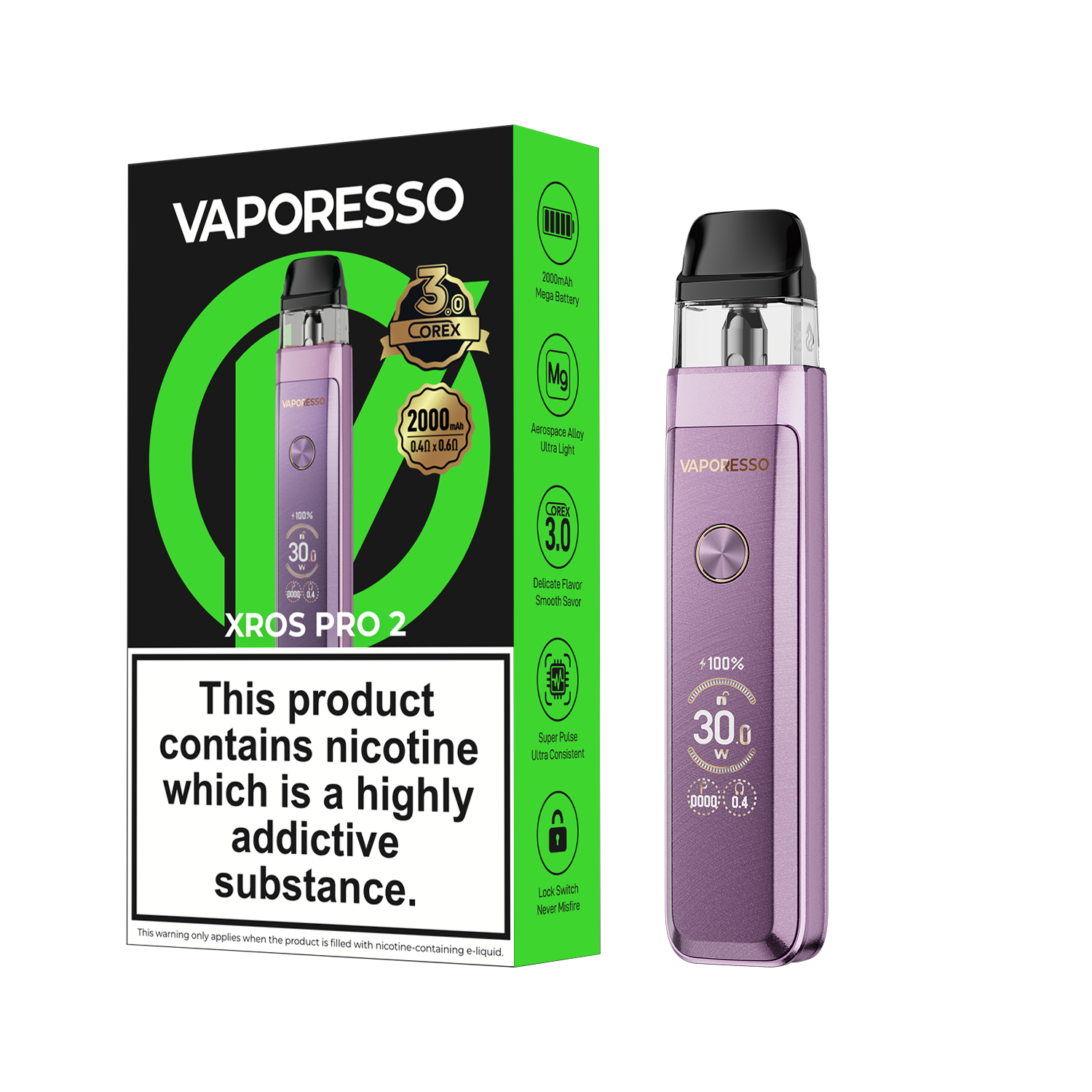 DAWN PURPLE - XROS PRO 2 KIT - VAPORESSO - Image 1