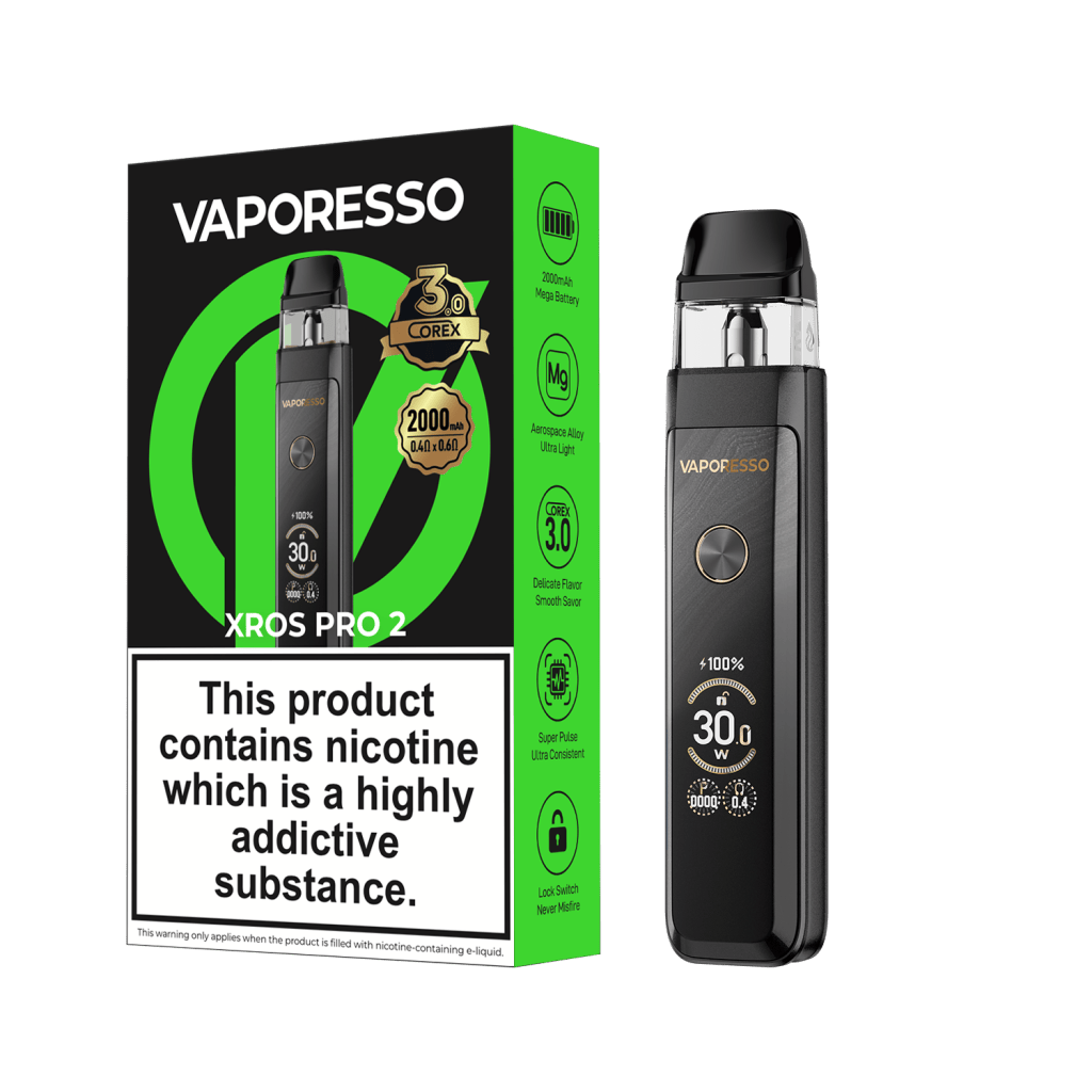 GLITTERING BLACK - XROS PRO 2 KIT - VAPORESSO