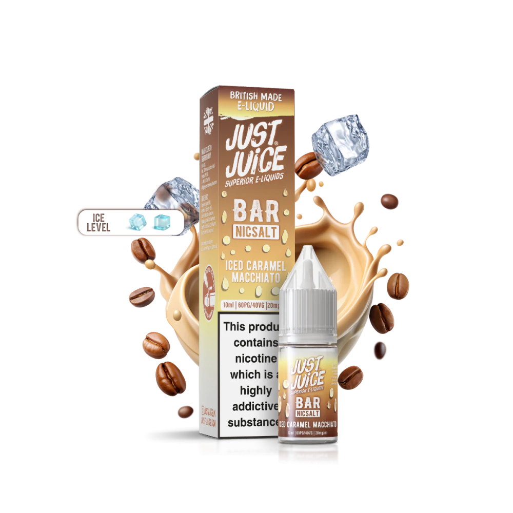 ICED CARAMEL MACCHIATO - JUST JUICE - NIC SALT 10MG