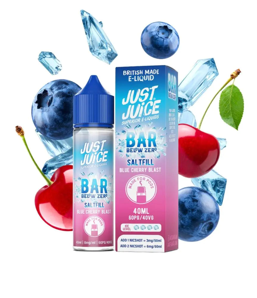 BLUE CHERRY BLAST - JUST JUICE BELOW ZERO - 40ML