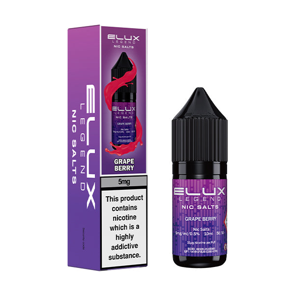 GRAPE BERRY - ELUX LEGEND - NIC SALT 5MG