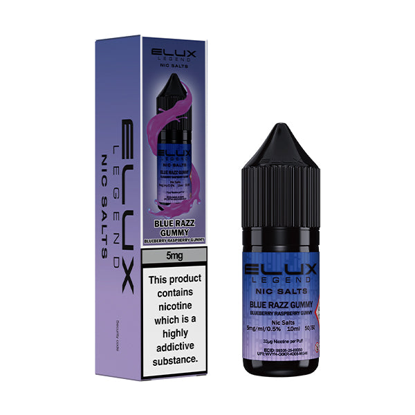 BLUE RAZZ GUMMY - ELUX LEGEND - NIC SALT 5MG