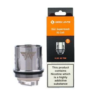 SUPERMESH X1 0.2 - GEEK VAPE - 5 PACK - Image 1