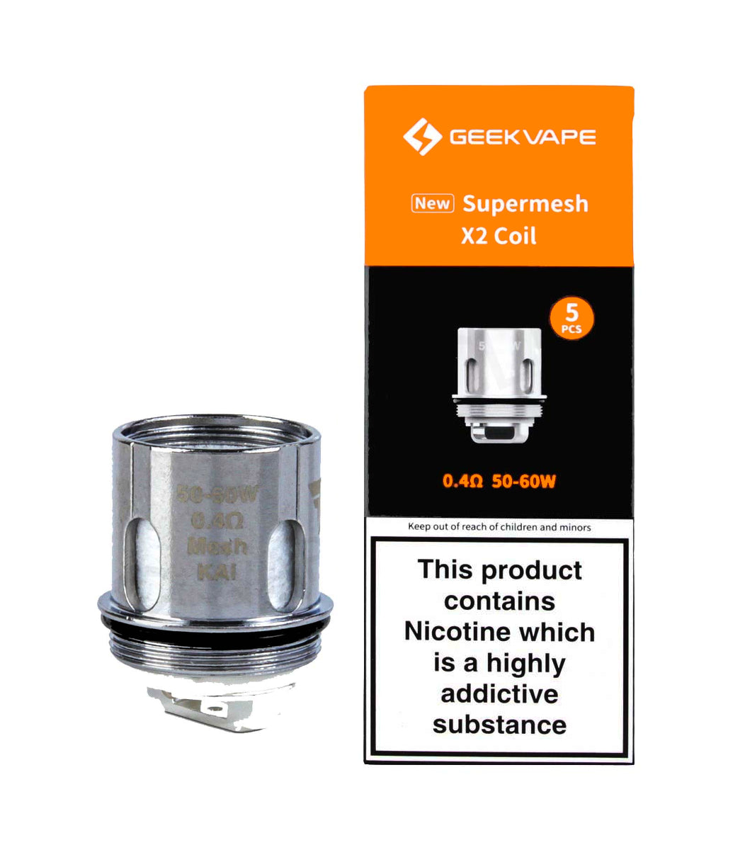 SUPERMESH X2 0.4 - GEEK VAPE - 5 PACK - Image 1