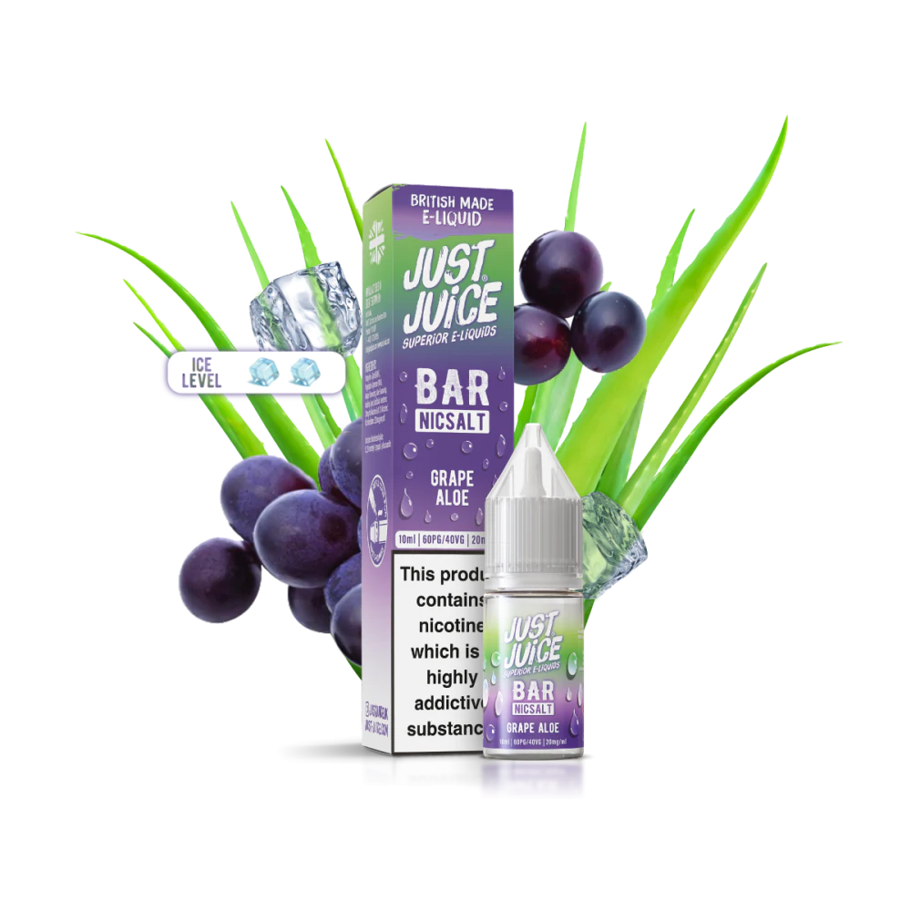 GRAPE ALOE - JUST JUICE - NIC SALT 10MG