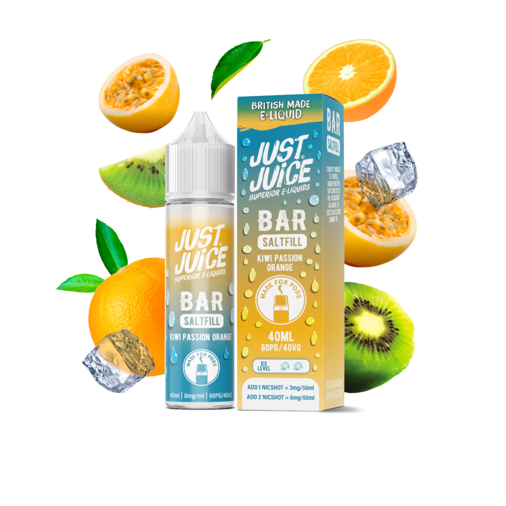 KIWI PASSIONFRUIT ORANGE - JUST JUICE - 40ML