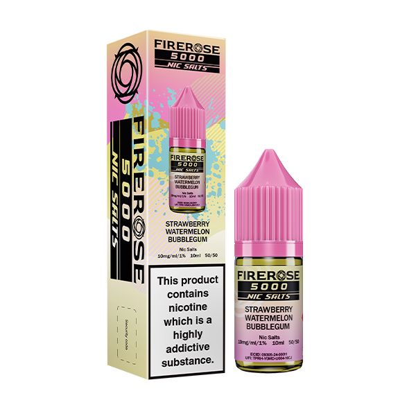 STRAWBERRY WATERMELON BUBBLEGUM - FIREROSE 5000 - NIC SALT 10MG
