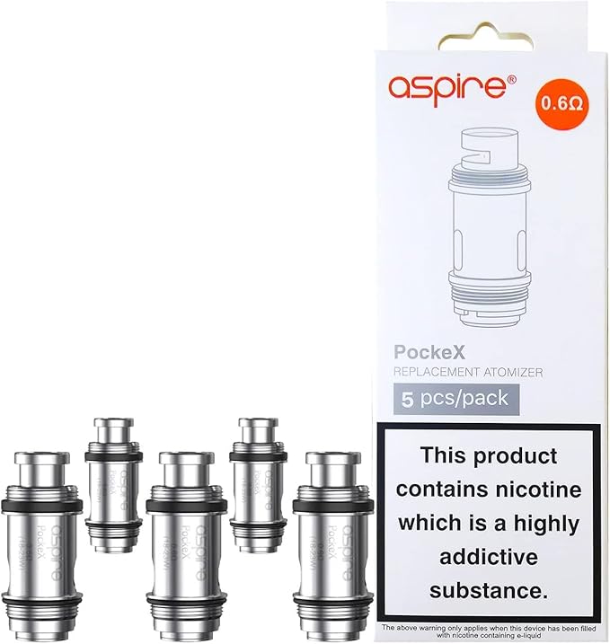 POCKEX COIL 0.6 - ASPIRE - 5 PACK