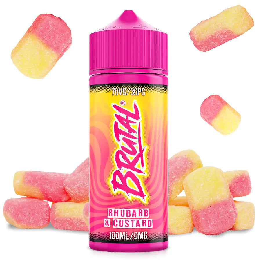 RHUBARB AND CUSTARD - BRUTAL - 100ML