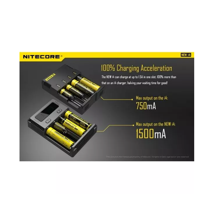 NITECORE - INTELLICHARGER I4 - BATTERY CHARGER