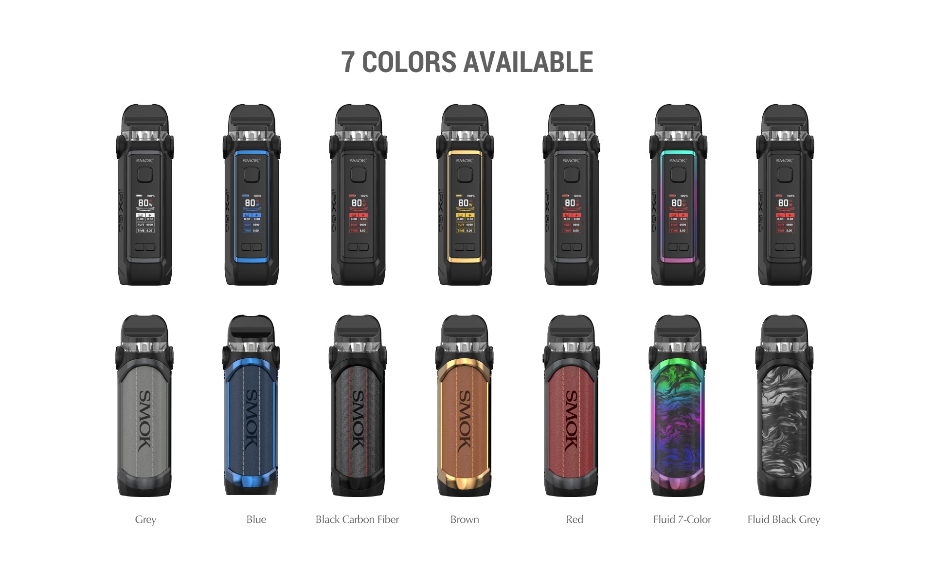Smok - IPX80 Kit - Fluid 7 Colour - Image 10