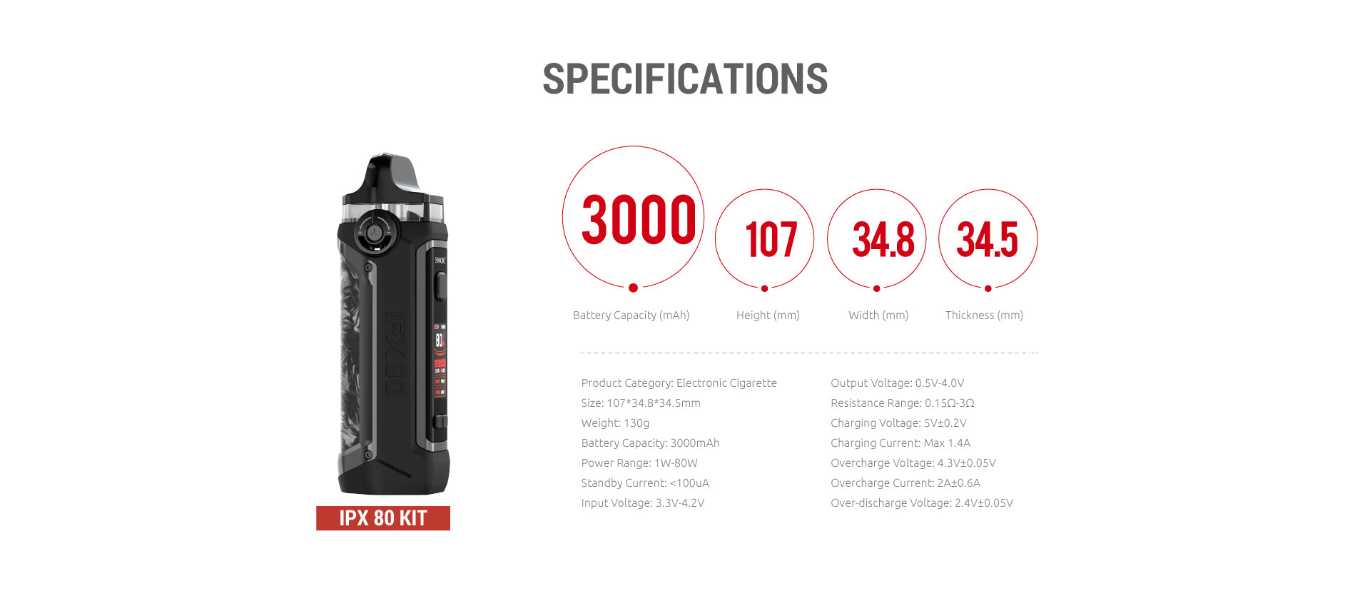 Smok - IPX80 Kit - Fluid 7 Colour - Image 11