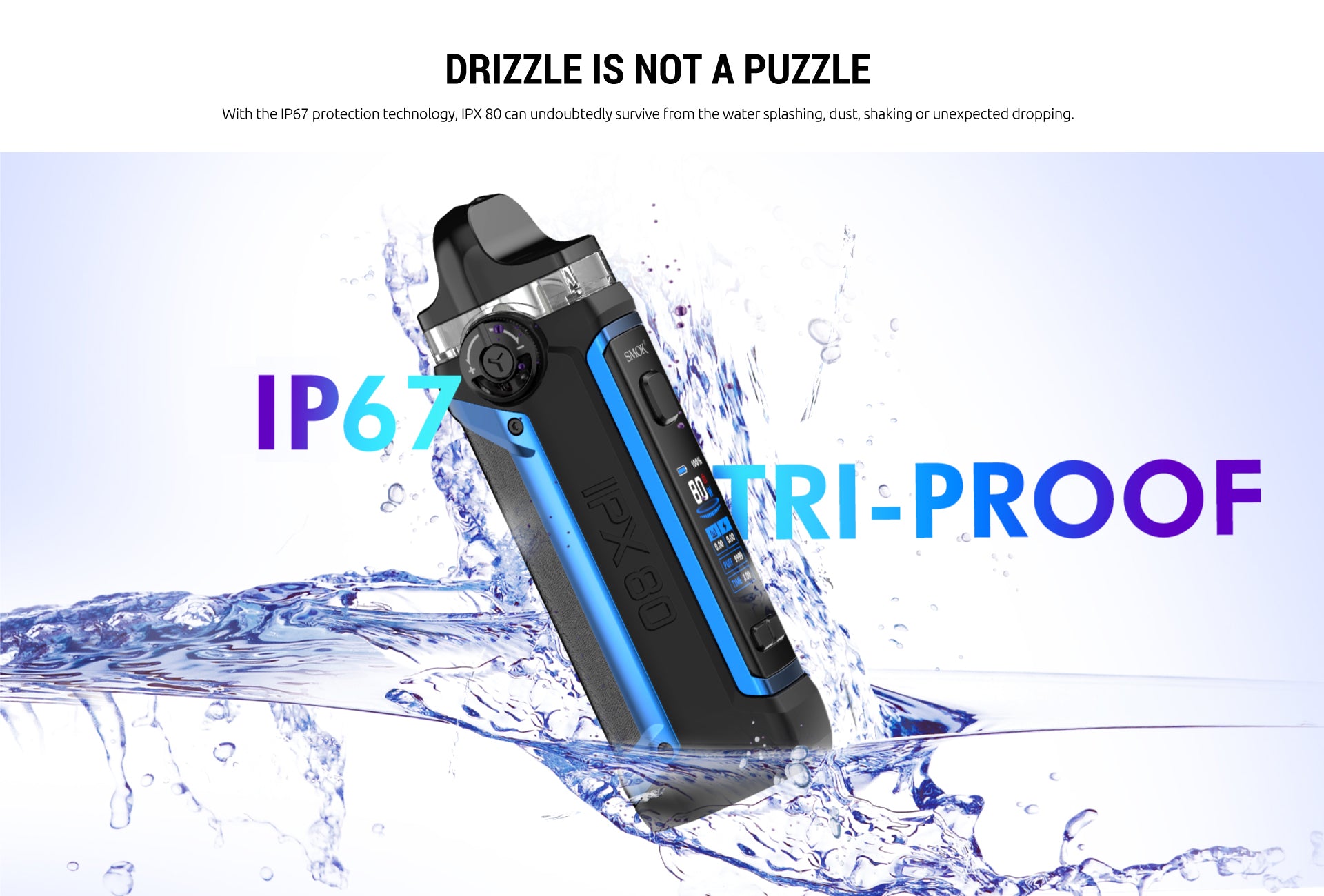 Smok - IPX80 Kit - Fluid 7 Colour - Image 3