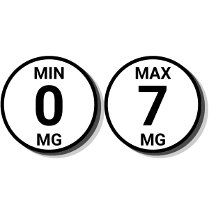 MIN 0 - MAX 7