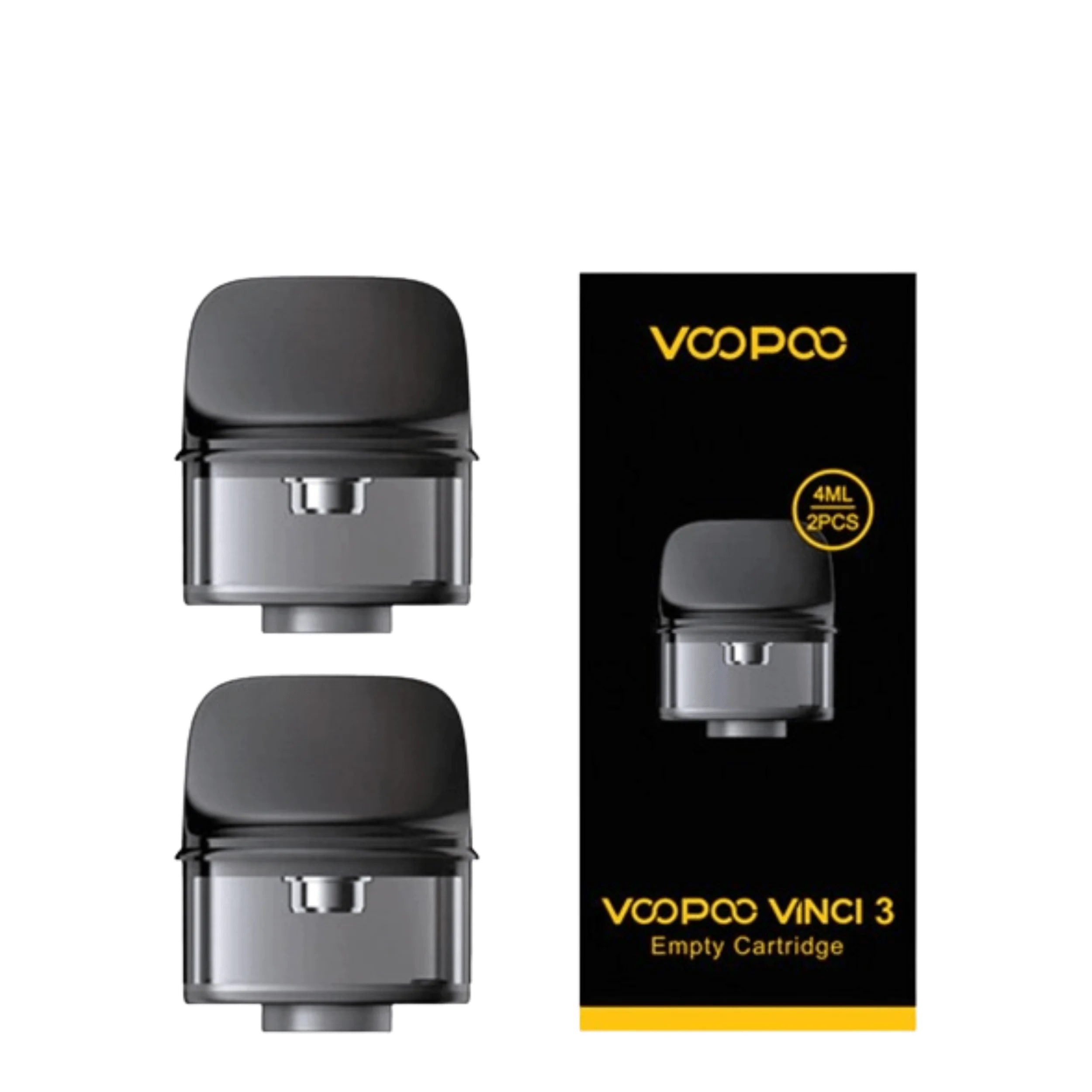 VINCI 3 REPLACEMENT PODS 4ML (EMPTY) - VOOPOO - 2 PACK - Image 1