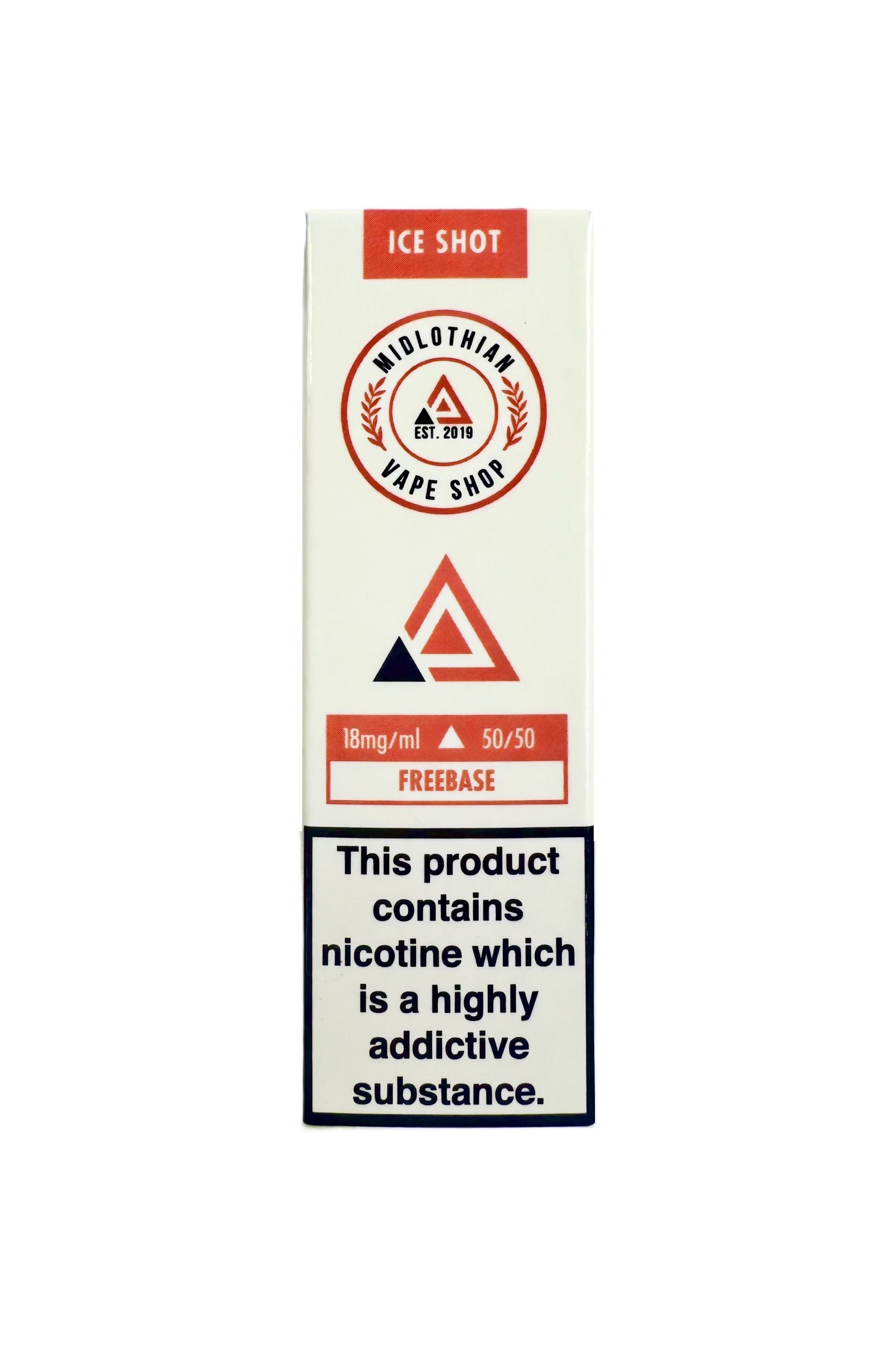ICE NICOTINE SHOT "FREEBASE" - MVS - 18MG - Image 1
