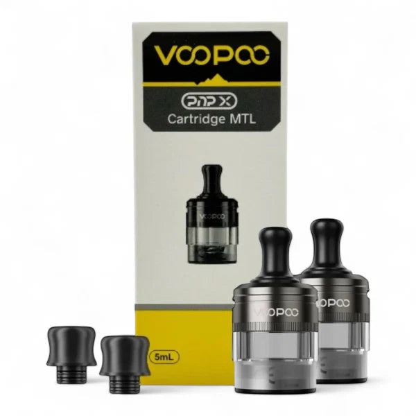 PNP X CARTRIDGE MTL (EMPTY POD) - VOOPOO - BLACK