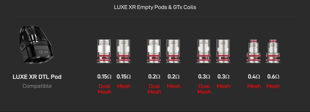 DARK BLACK LEATHER - LUXE XR MAX 2 KIT - VAPORESSO