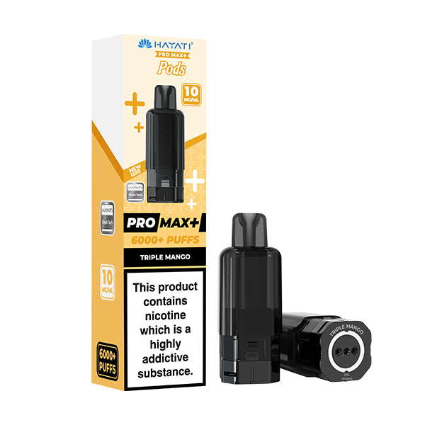 TRIPLE MANGO (POD ONLY) - HAYATI PRO MAX+ 6000 - 10MG