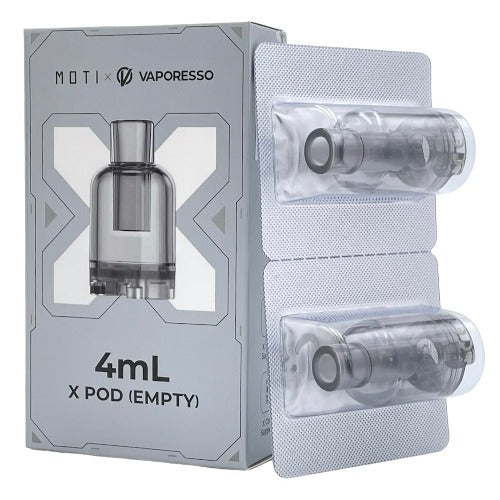 MOTI X 4ML PODS (EMPTY) - VAPORESSO - 2 PACK
