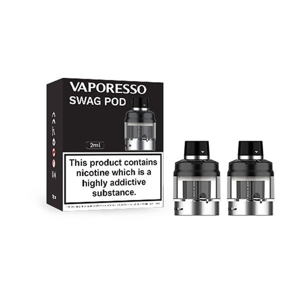 SWAG POD 2ML - BLACK - VAPORESSO