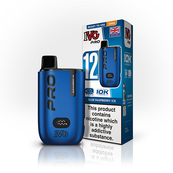BLUE RASPBERRY ICE STARTER KIT - IVG PRO 12 - 10MG