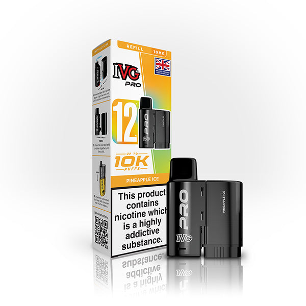 PINEAPPLE ICE (POD ONLY) - IVG PRO 12 - 10MG