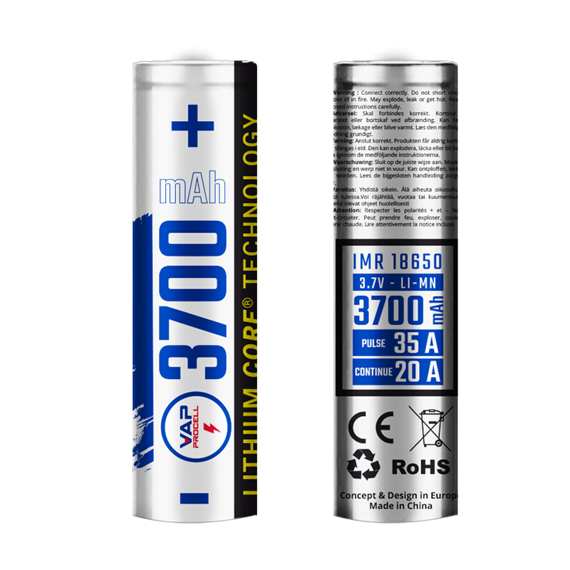VAPCELL PROCELL - 18650 3700MAH - BATTERY