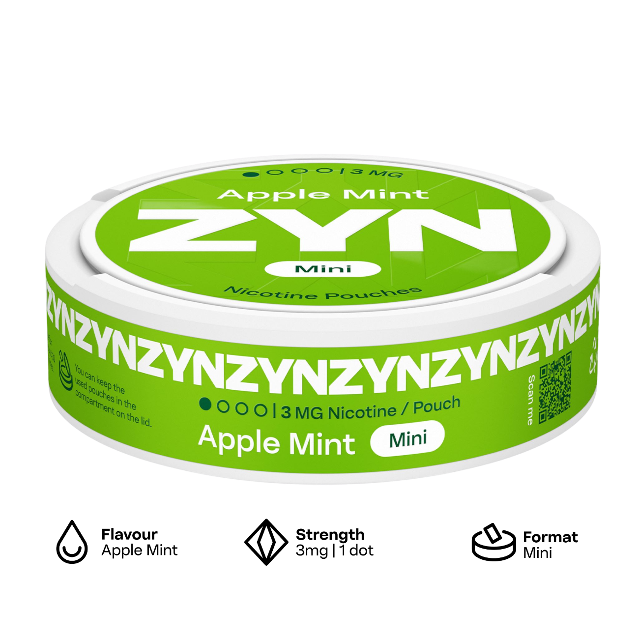 APPLE MINT - ZYN MINI - 3MG - Image 2