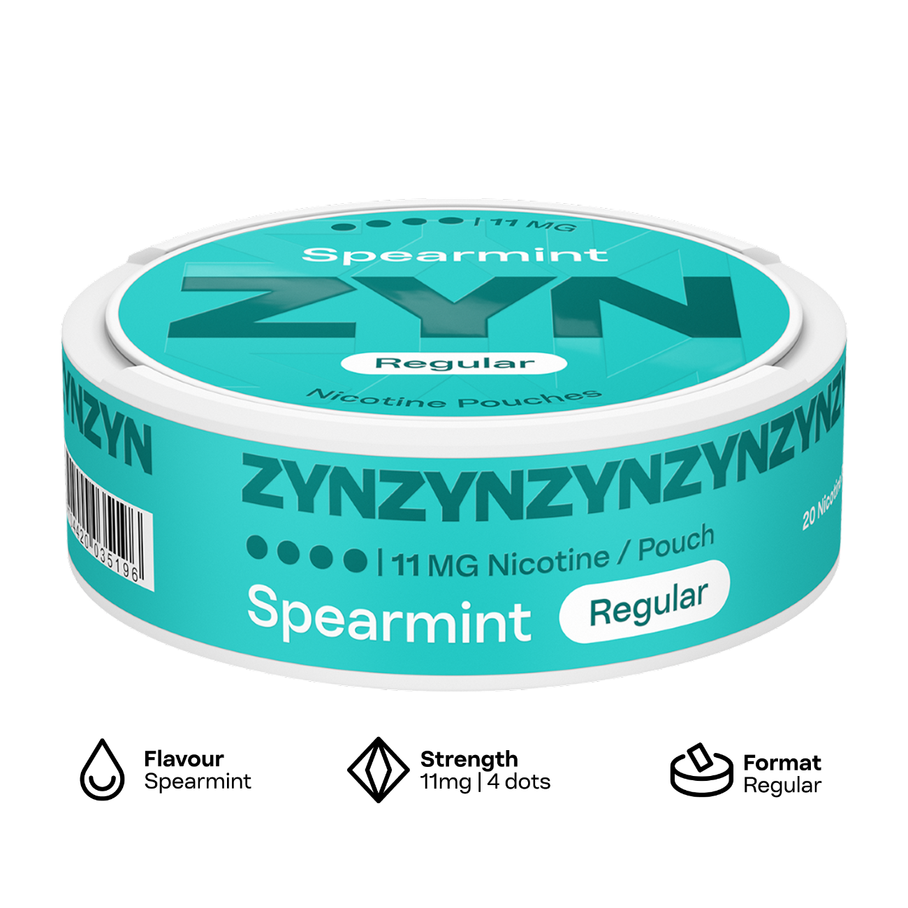 SPEARMINT - ZYN REGULAR - 11MG - Image 2