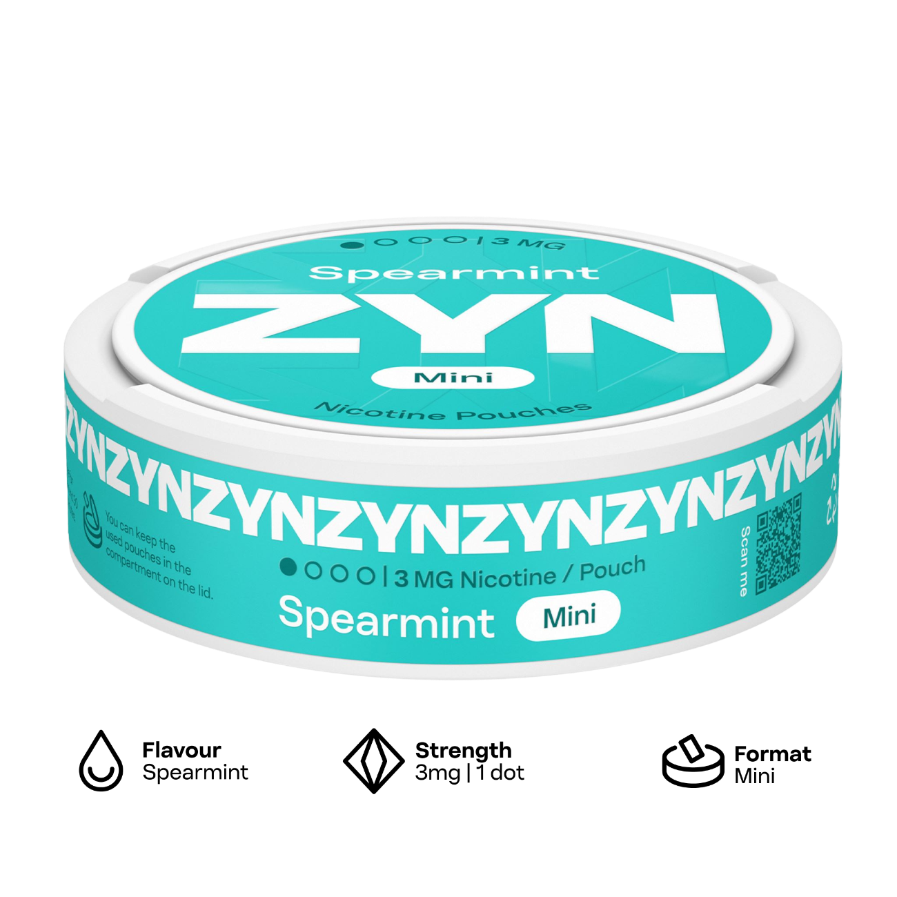 SPEARMINT - ZYN MINI - 3MG - Image 2
